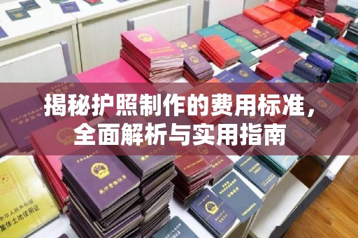 凉州揭秘护照制作的费用标准，全面解析与实用指南